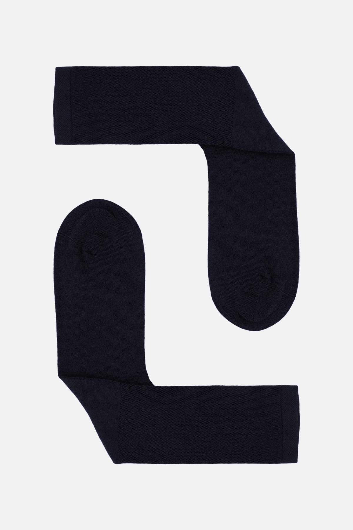 Aytug Men Bamboo Navy Blue Socket Health Socks – A-51000-L