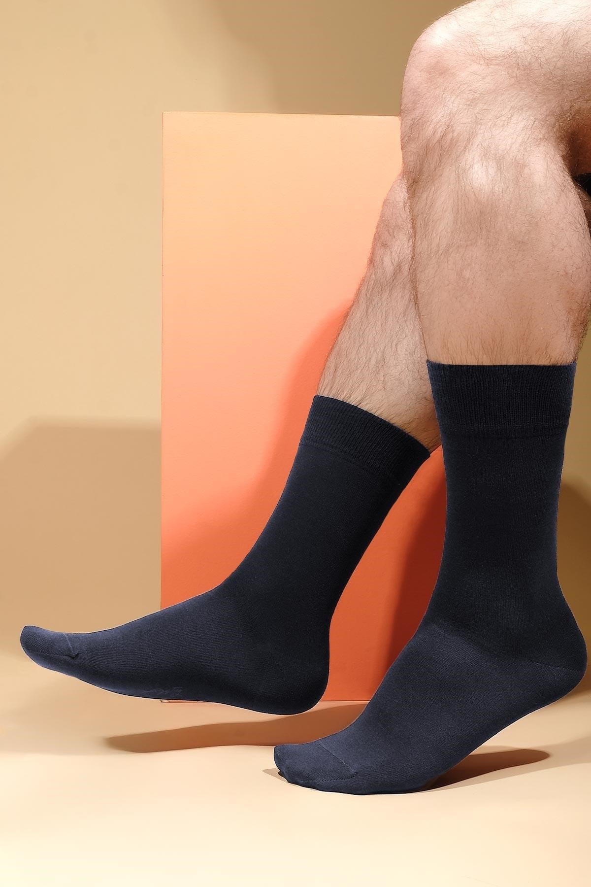 Aytuğ Erkek Pamuklu Tekli Soket Çorap Jean