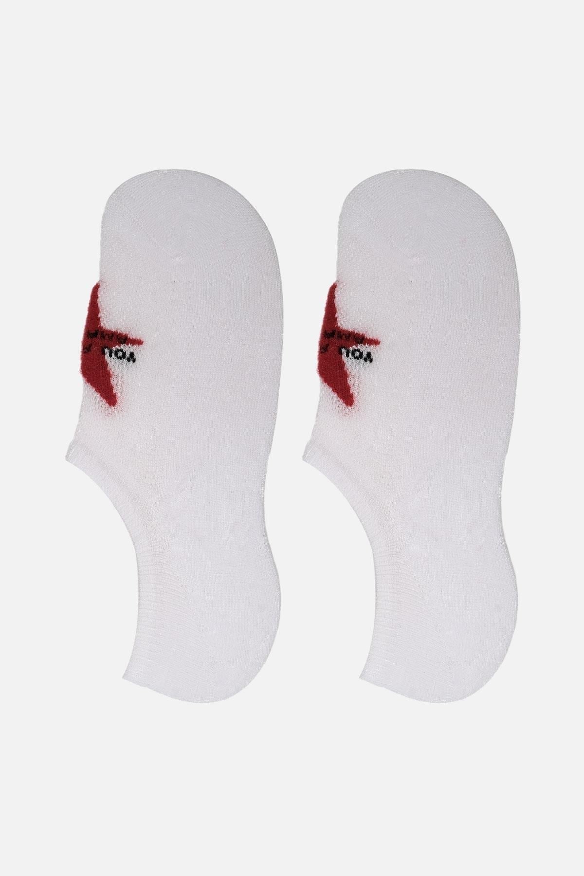 Aytuğ Kadın Bambu Tekli No Show Çorap Beyaz