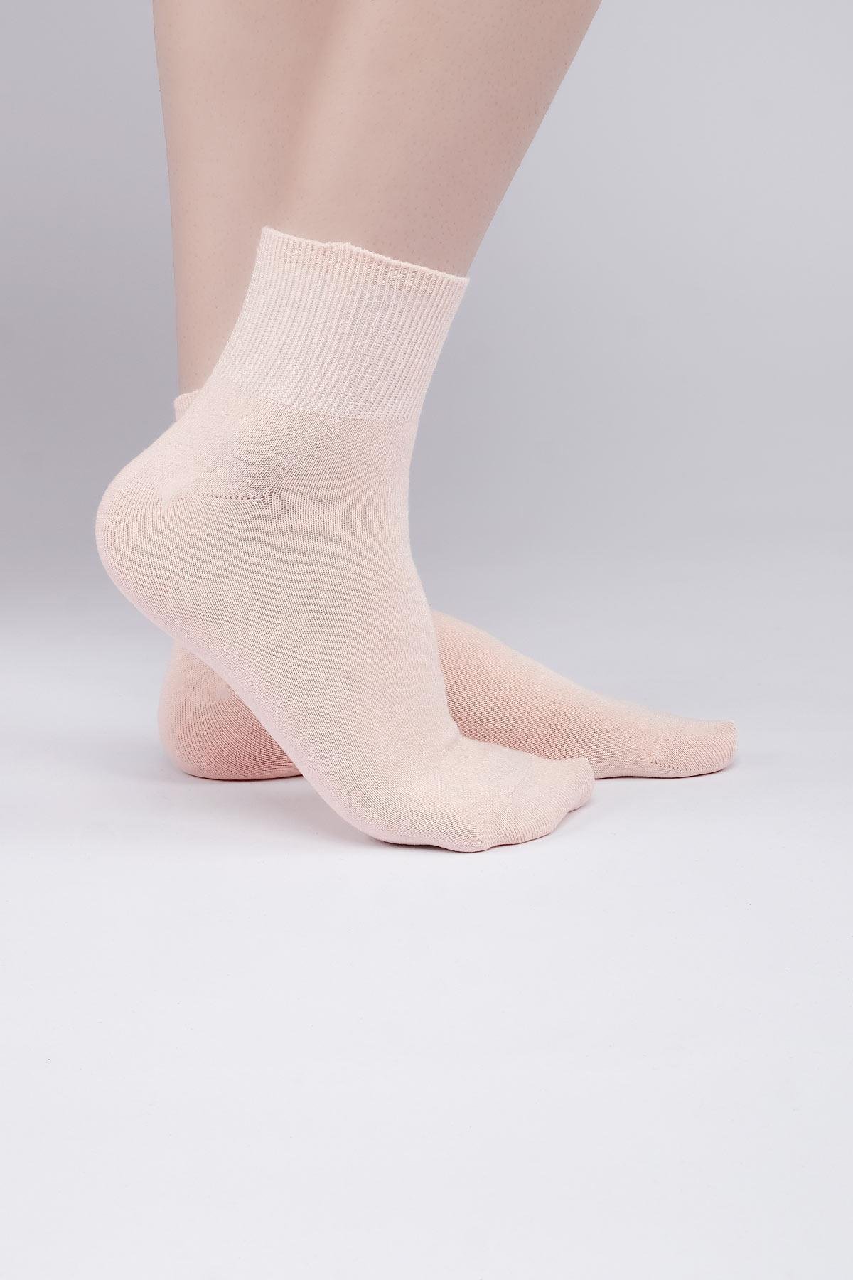 Aytuğ Kadın Bambu Tekli Somon Kısa Konç Çorap A 34282 SM