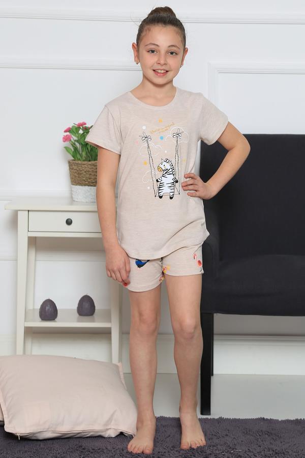 Aytuğ Kız Çocuk Kısa Kol Şort Takımı  A9101058243