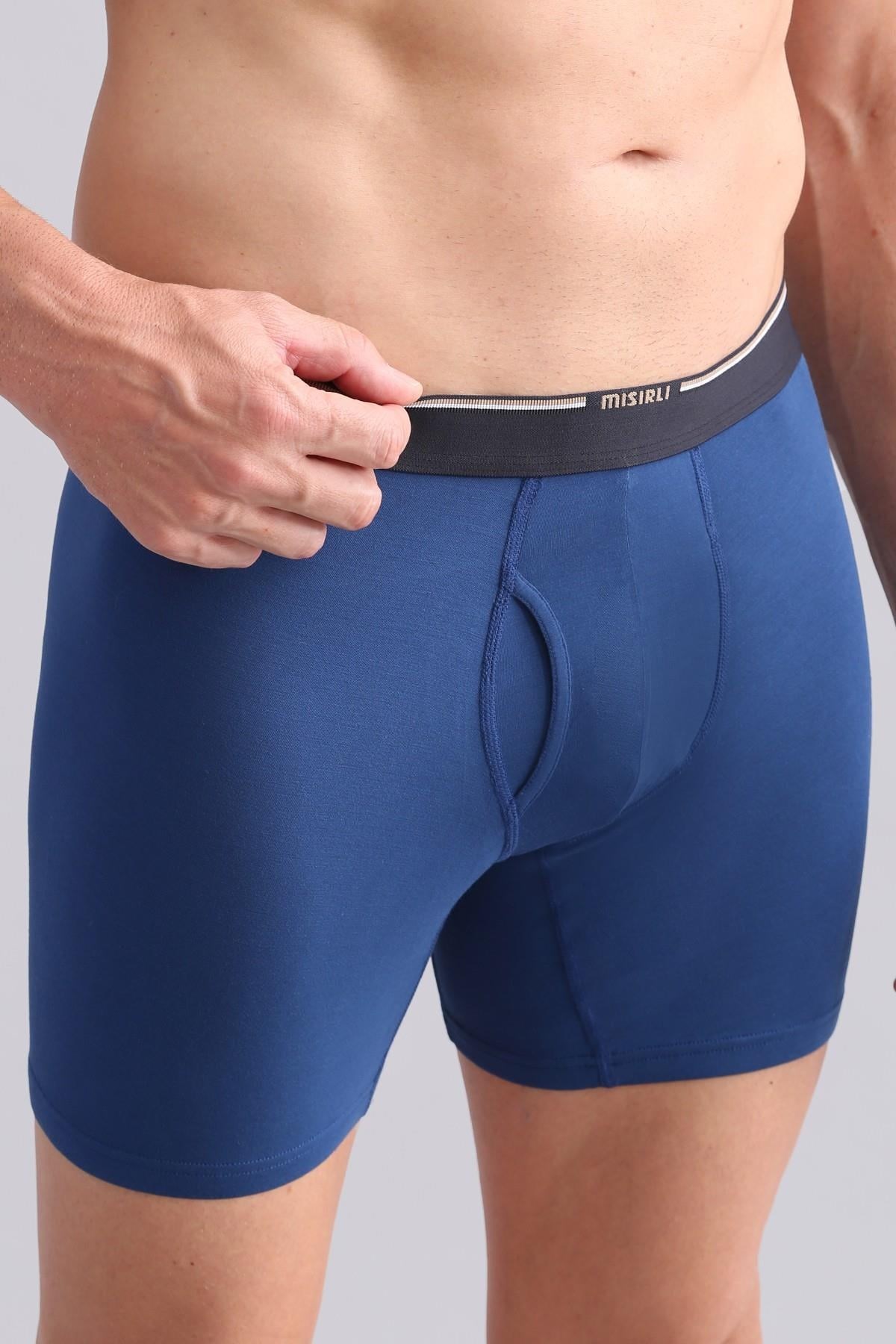 Mısırlı BAMBU SPARTACUS PERFORMANCE Long Boxer Gece Mavisi