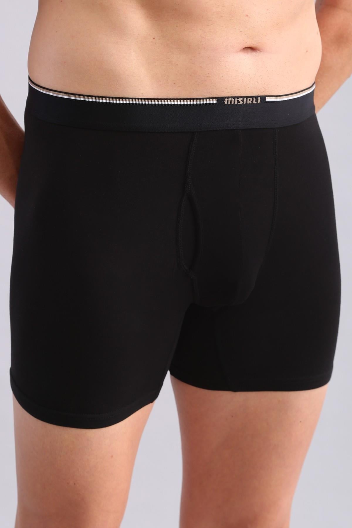 Mısırlı BAMBU SPARTACUS PERFORMANCE Long Boxer Siyah