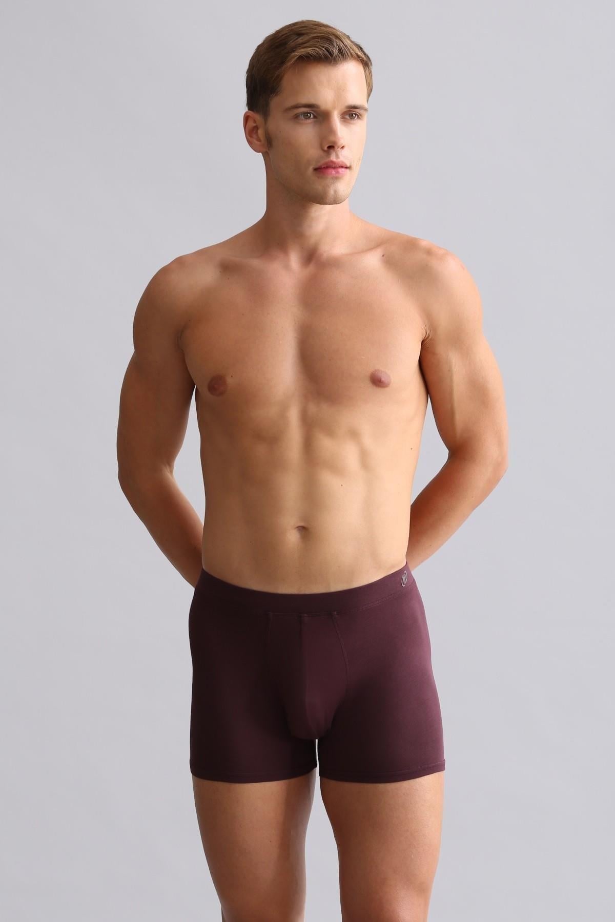 Mısırlı BAMBU ZEUS Regular Fit Boxer Mor