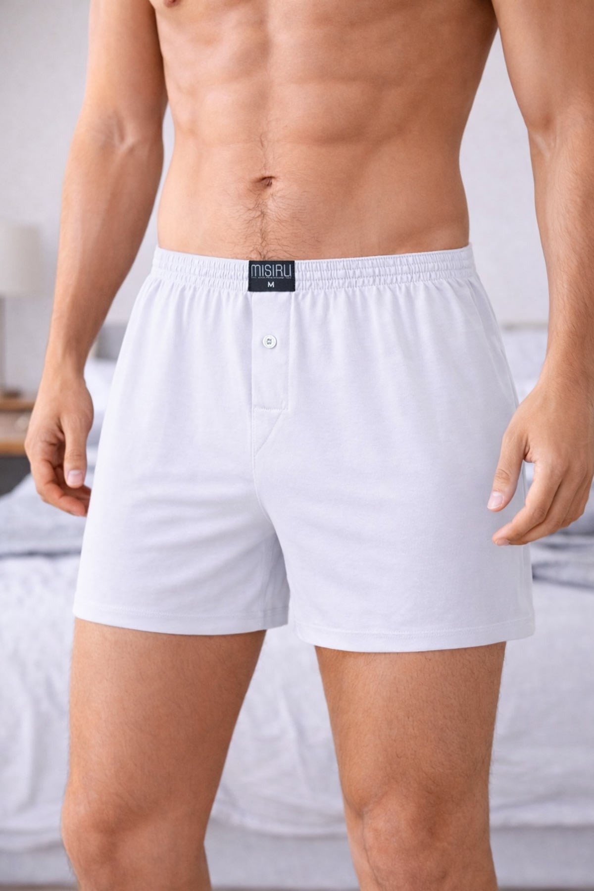 Mısırlı Erkek Pamuklu Ares Boxer Gri