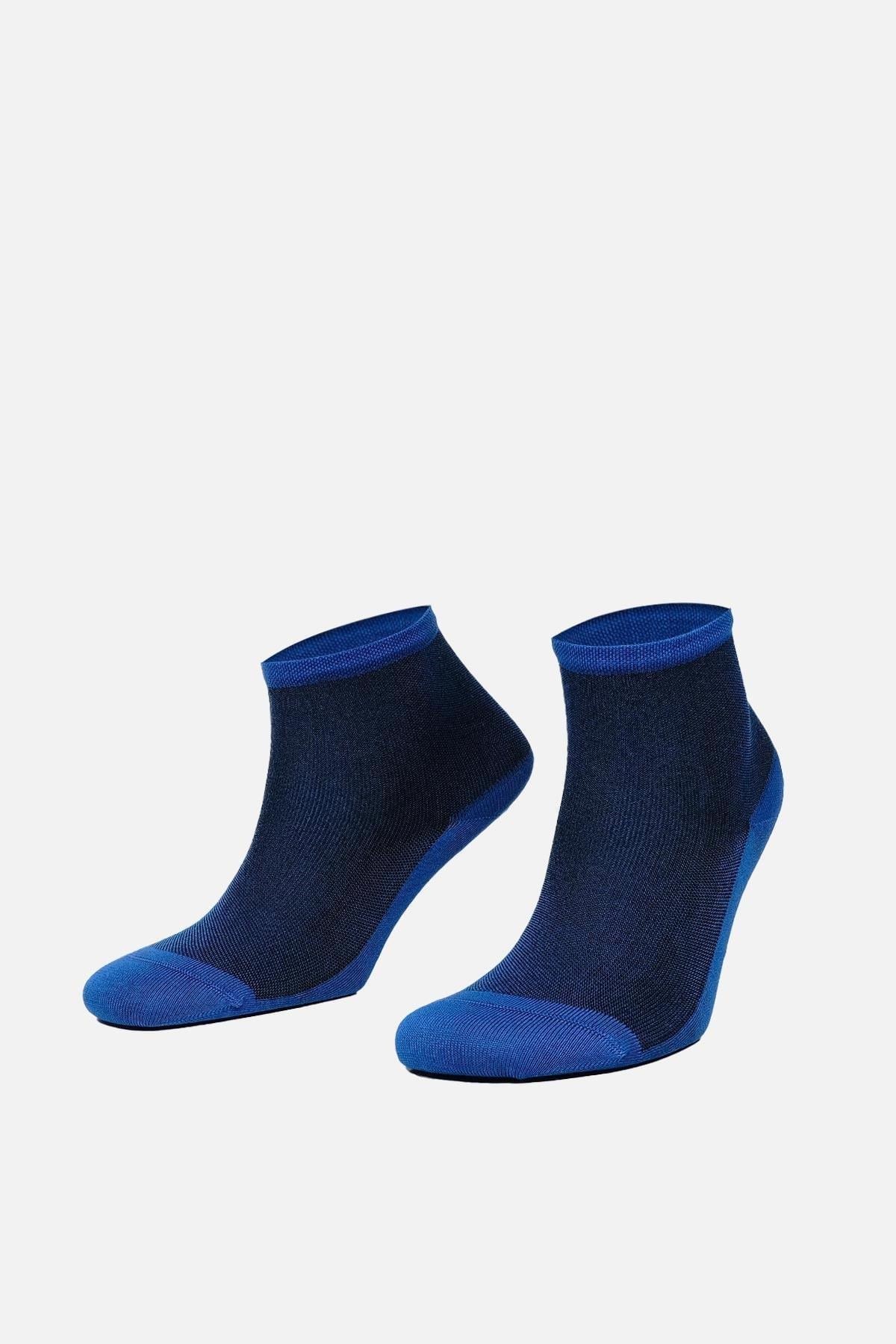 Mısırlı Kadın Merserize Tekli Soket Çorap Saks