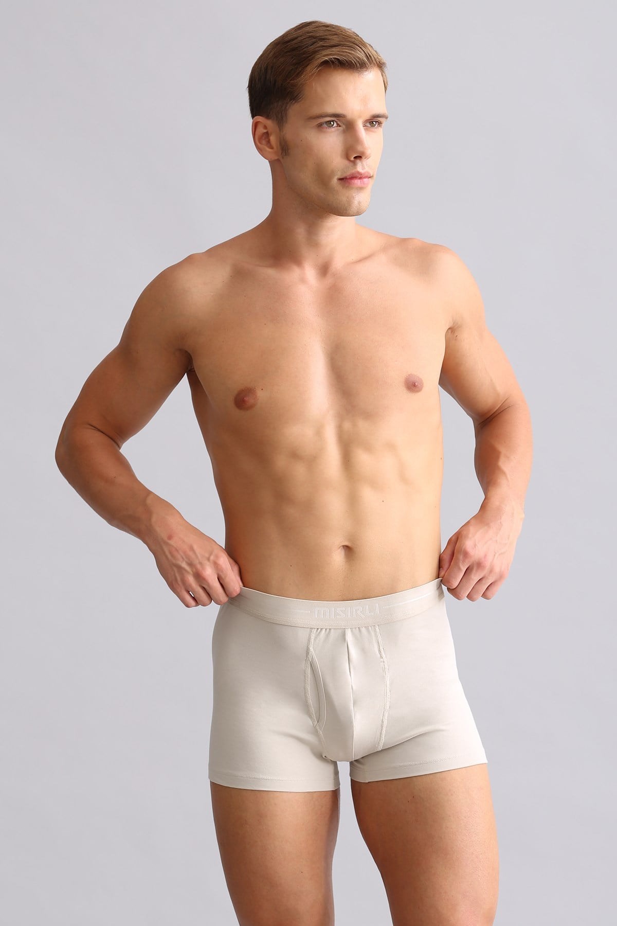 Mısırlı ORGANIC Pamuklu SPARTACUS PLUS PERFORMANCE Boxer Toprak Bej