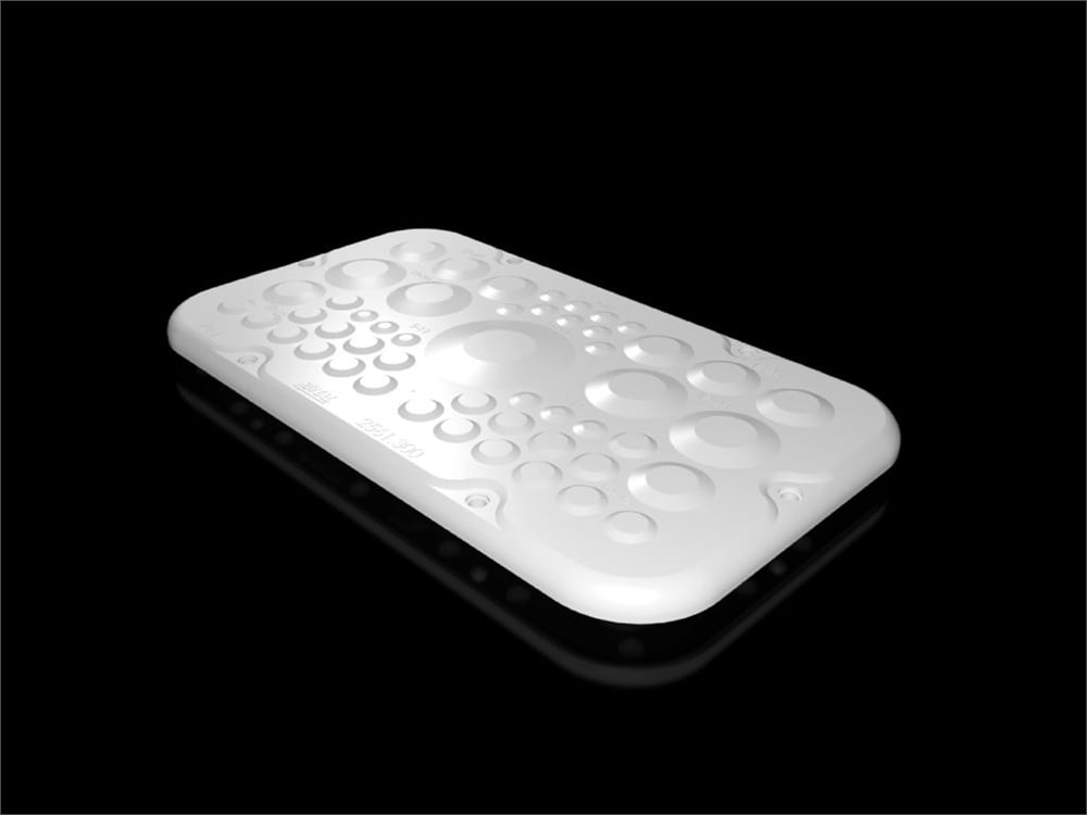 2561300 SZ Plastik kablo giriş plakası, GD:256x149mm