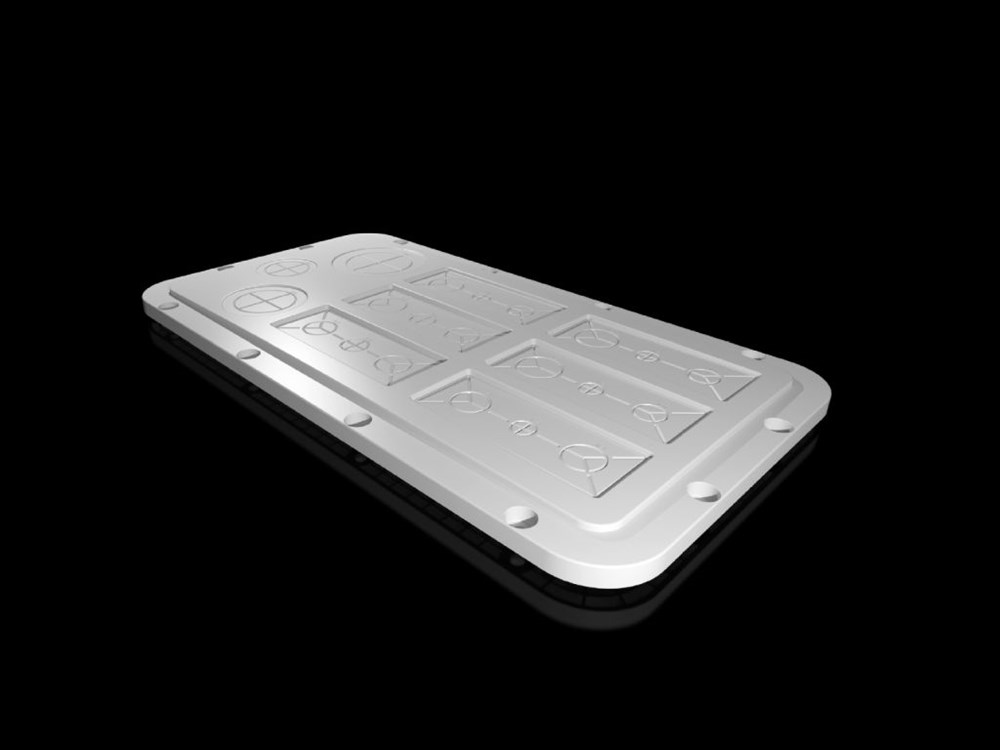 2566200 SZ plastik kablo giriş plkası  GD: 401x221 mm