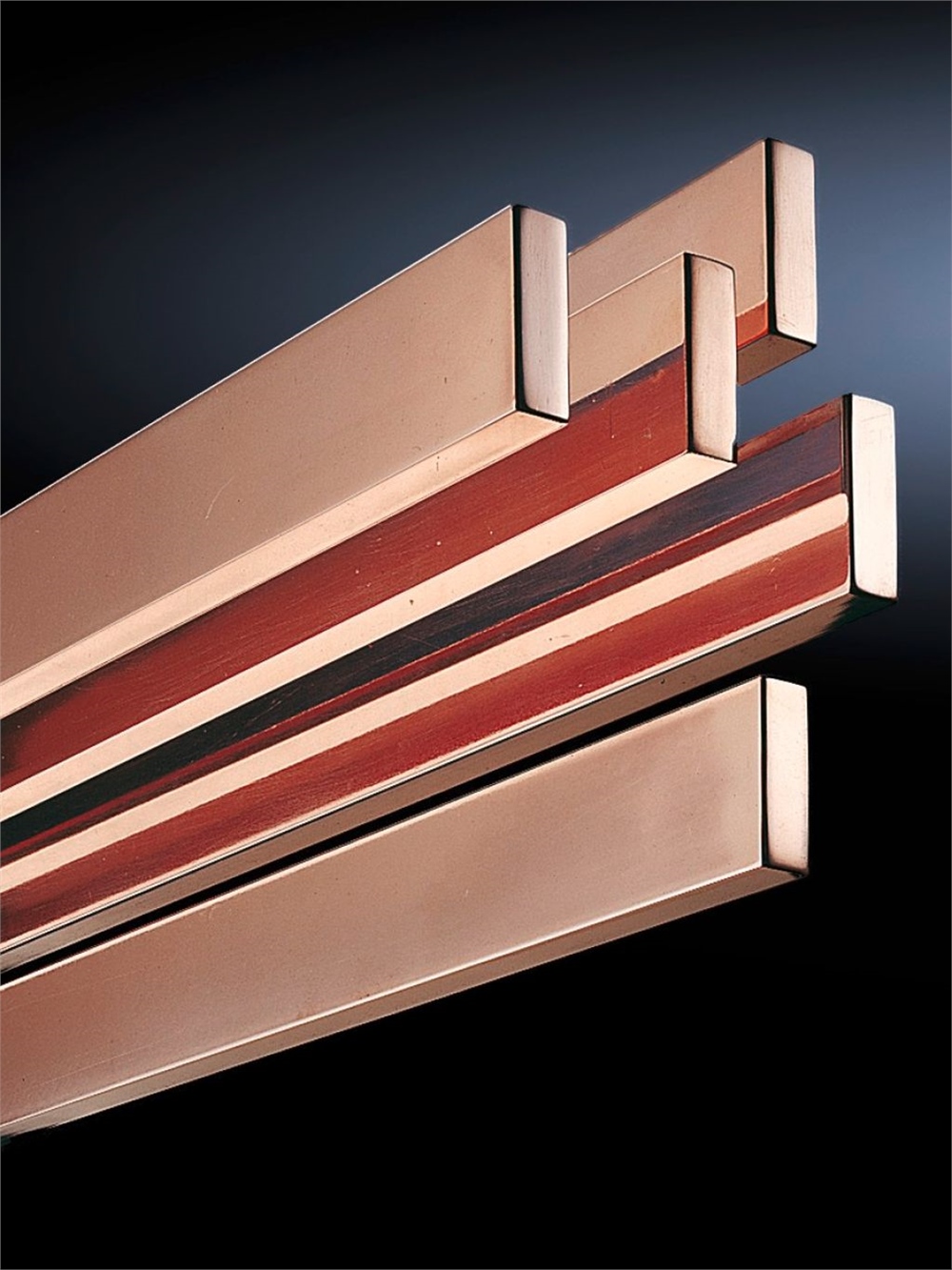 3581000 SV Bakır bara, 15x5mm, L:2400mm, 6'lı pk