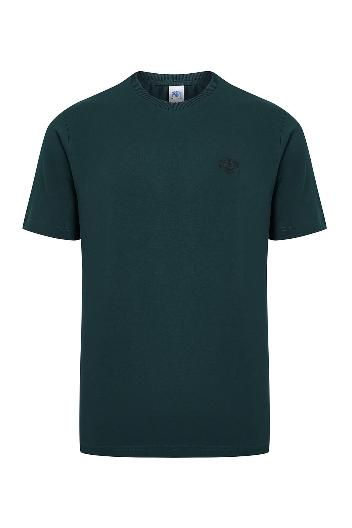 hugluoutdoorPetrol Yeşili Basic T-Shirt