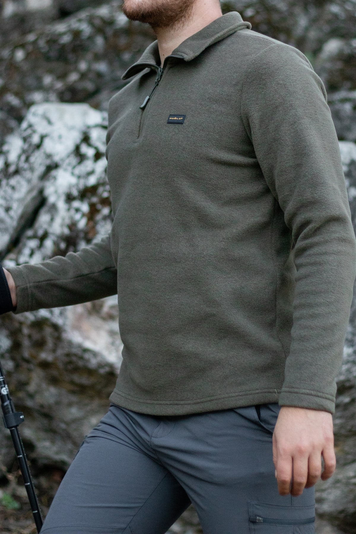 hugluoutdoorHaki Polar Sweatshirt