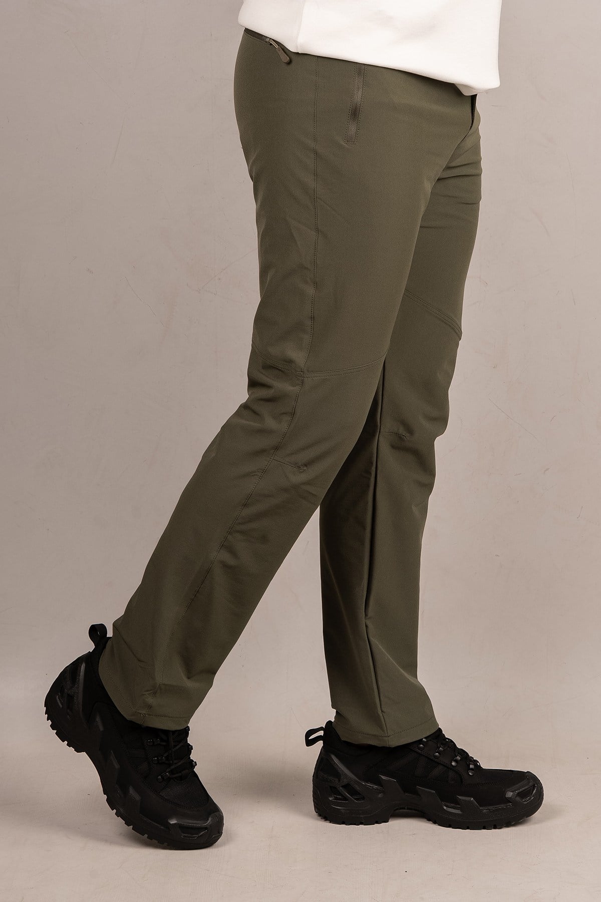 Huğlu Outdoor Haki Esnek Trekking Pantolon