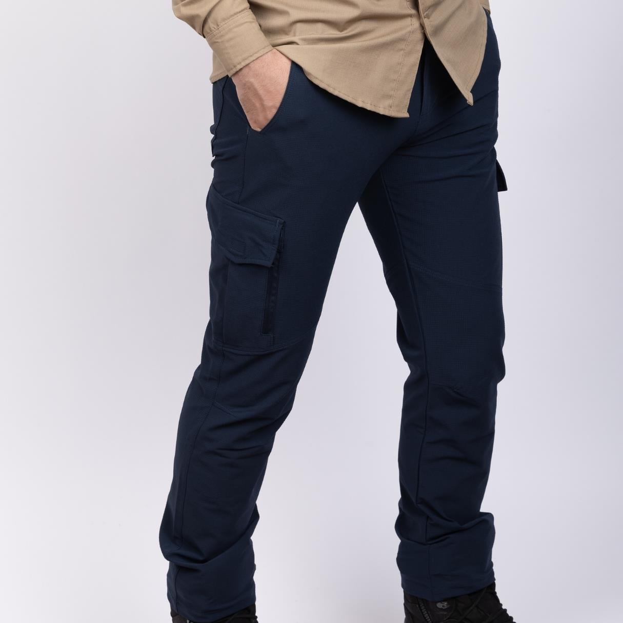 hugluoutdoorKargo Cepli Esnek Pantolon Lacivert