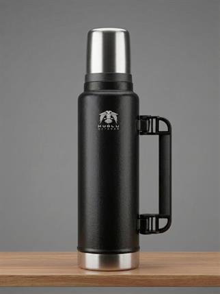 Huğlu OutdoorHUĞLU 7178 ÇELİK TERMOS 1450 ML SİYAH