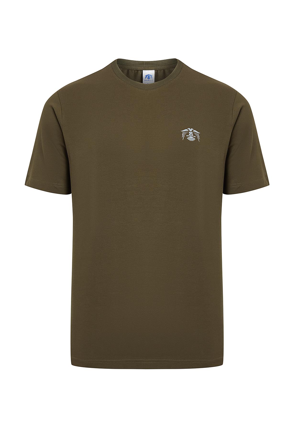 hugluoutdoorHaki Basic T-Shirt