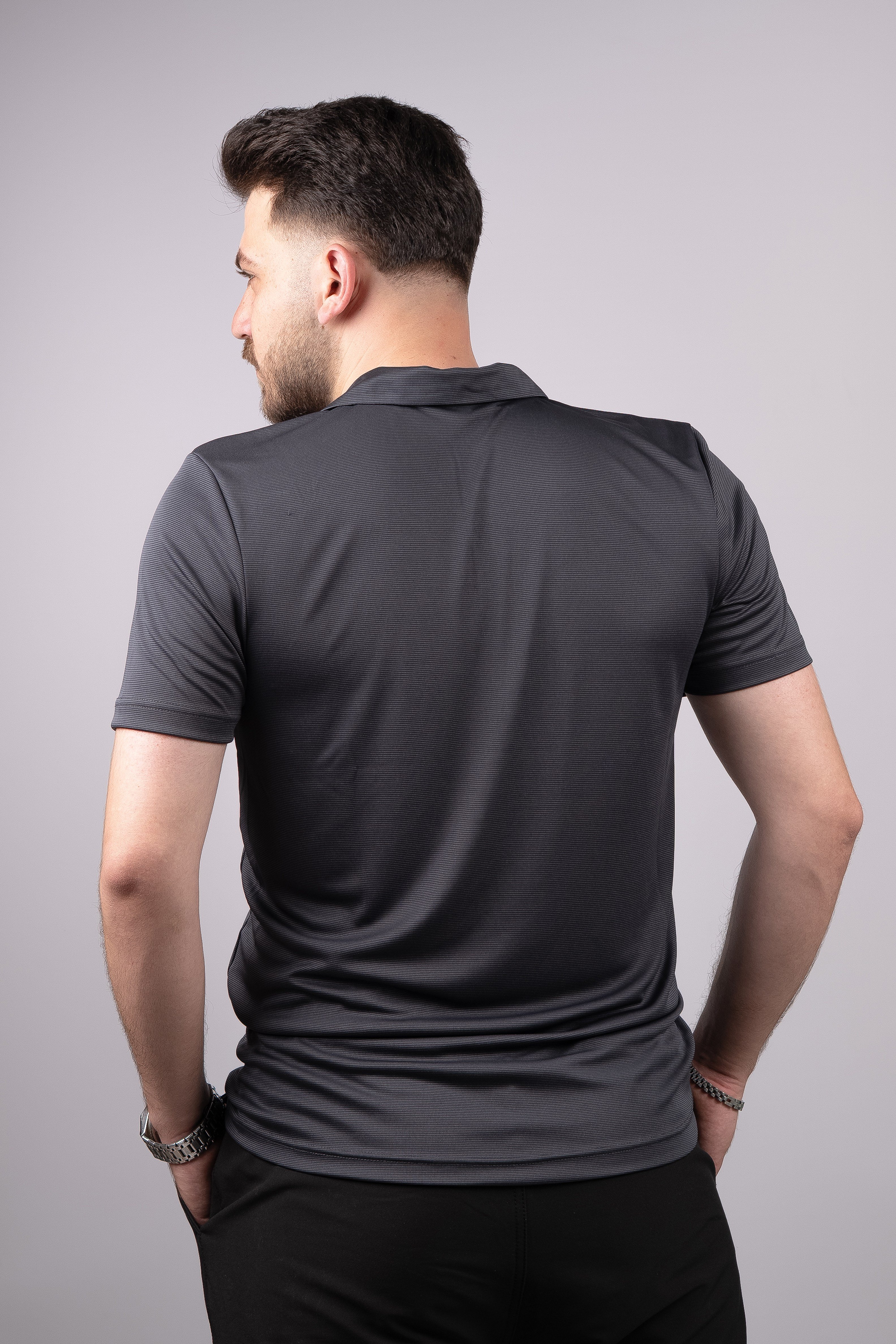 Huğlu Outdoor Huglu Outdoor Polo Yaka Gri T-Shirt