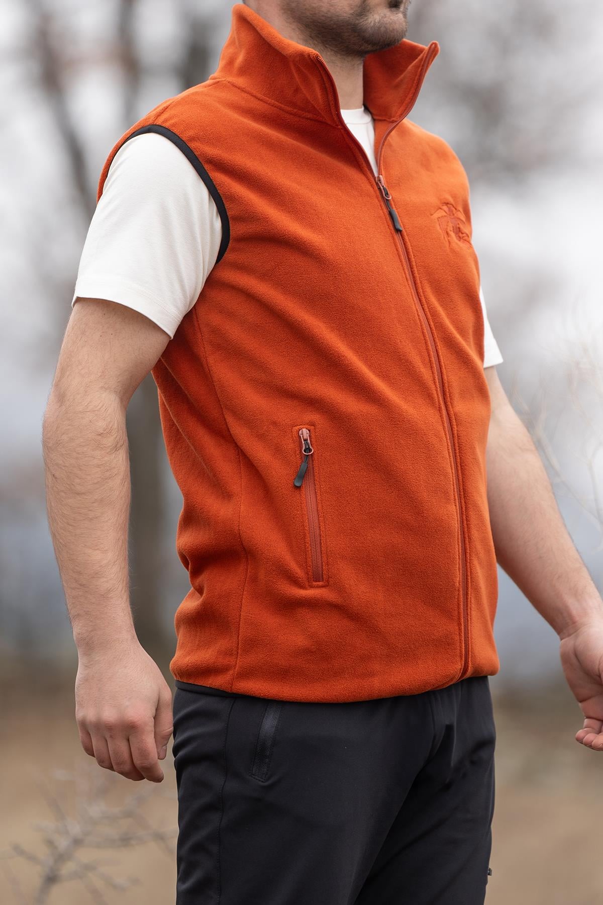 hugluoutdoorKiremit Polar Yelek Kartal Nakışlı 