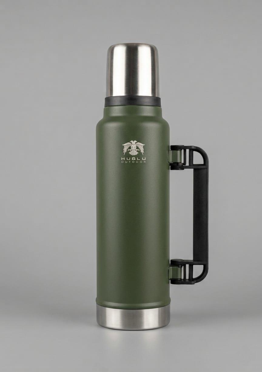 Huğlu OutdoorHUĞLU 7178 ÇELİK TERMOS 1450 ML YEŞİL
