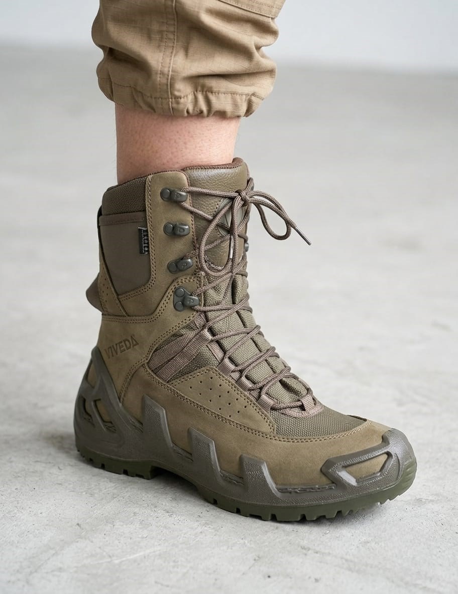 Huğlu OutdoorHAKİ ERKEK UZUN BOT