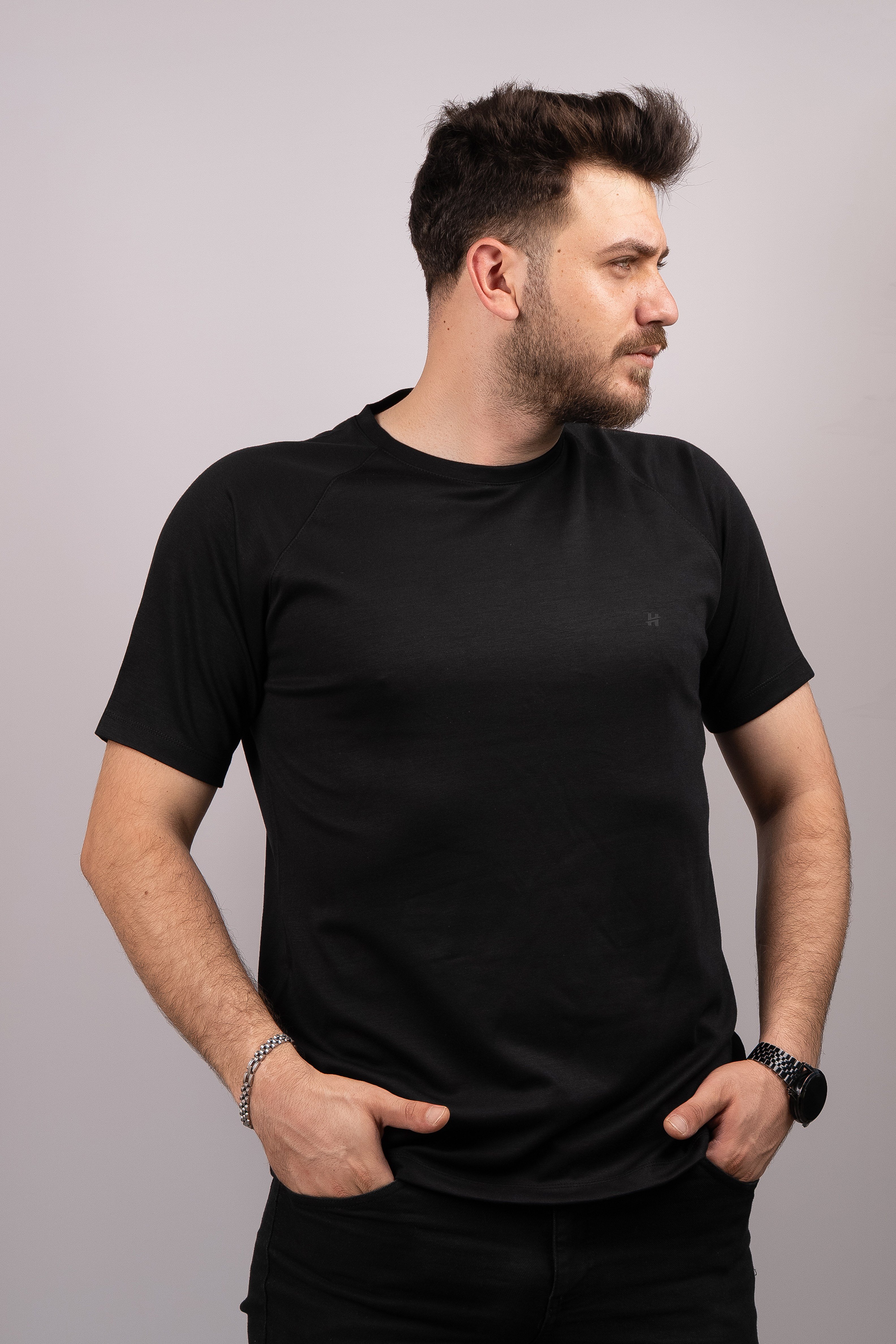 Huğlu Outdoor Modal Kumaş Unisex Outdoor T-shirt