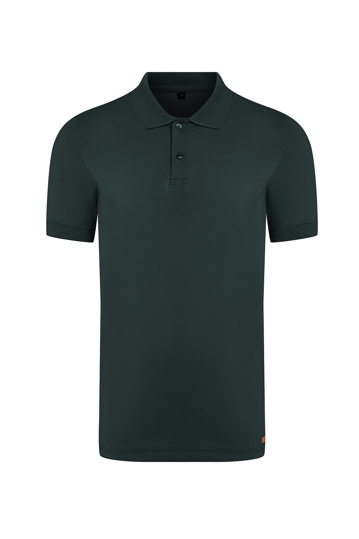 hugluoutdoorPolo Yaka T-Shirt Petrol Yeşili
