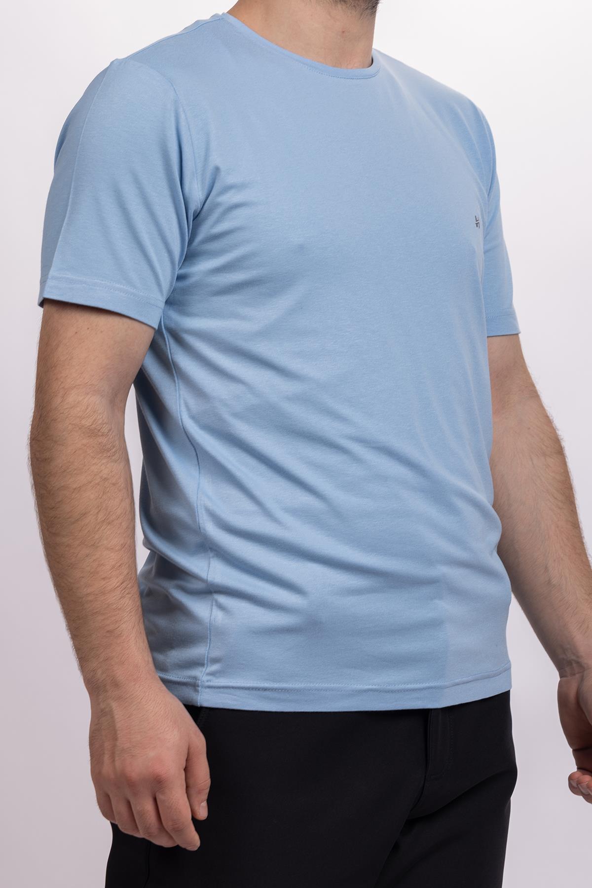 hugluoutdoorMavi Viskon Basic T-shirt
