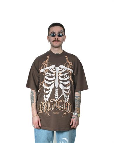 Skeleton Lightning Oversize Tshirt