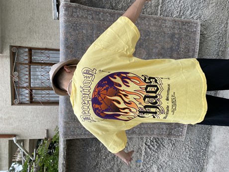 Worldwide Flame Yellow T-shirt