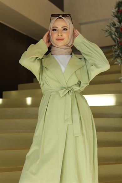 Ay Parça Detaylı Takım Mint Yeşili