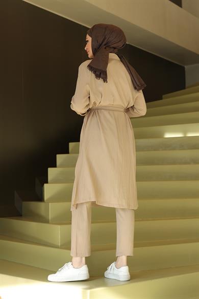 Ay Parça Detaylı Takım Vizon