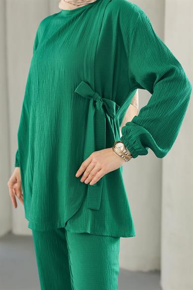 Bağlama Detaylı Takım Yeşil