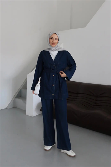 Cepli Kot Takım | Oversize Rahat Kesim Denim Kombin