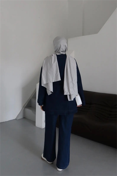 Cepli Kot Takım | Oversize Rahat Kesim Denim Kombin