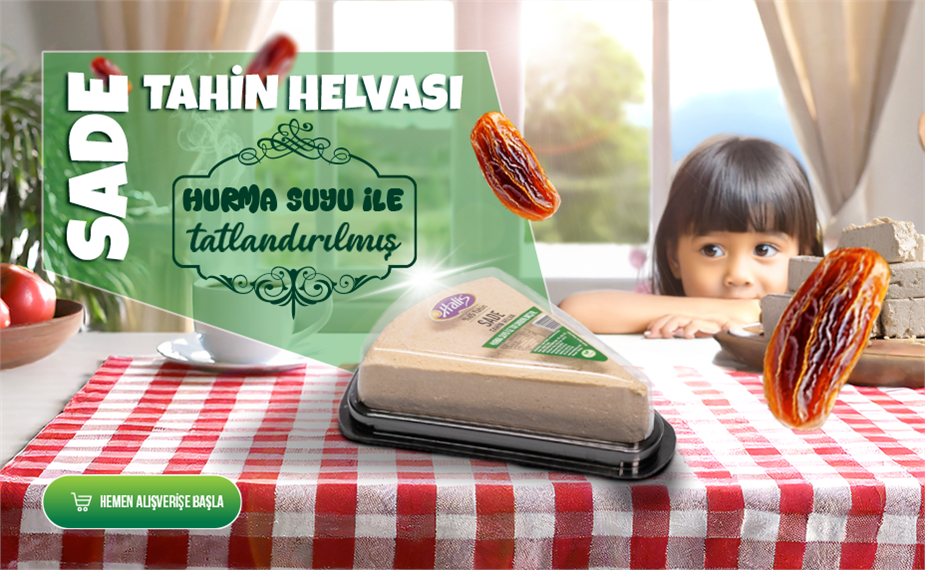 Hurma Suyu İle Tatlandırılmış Tahin Helvası