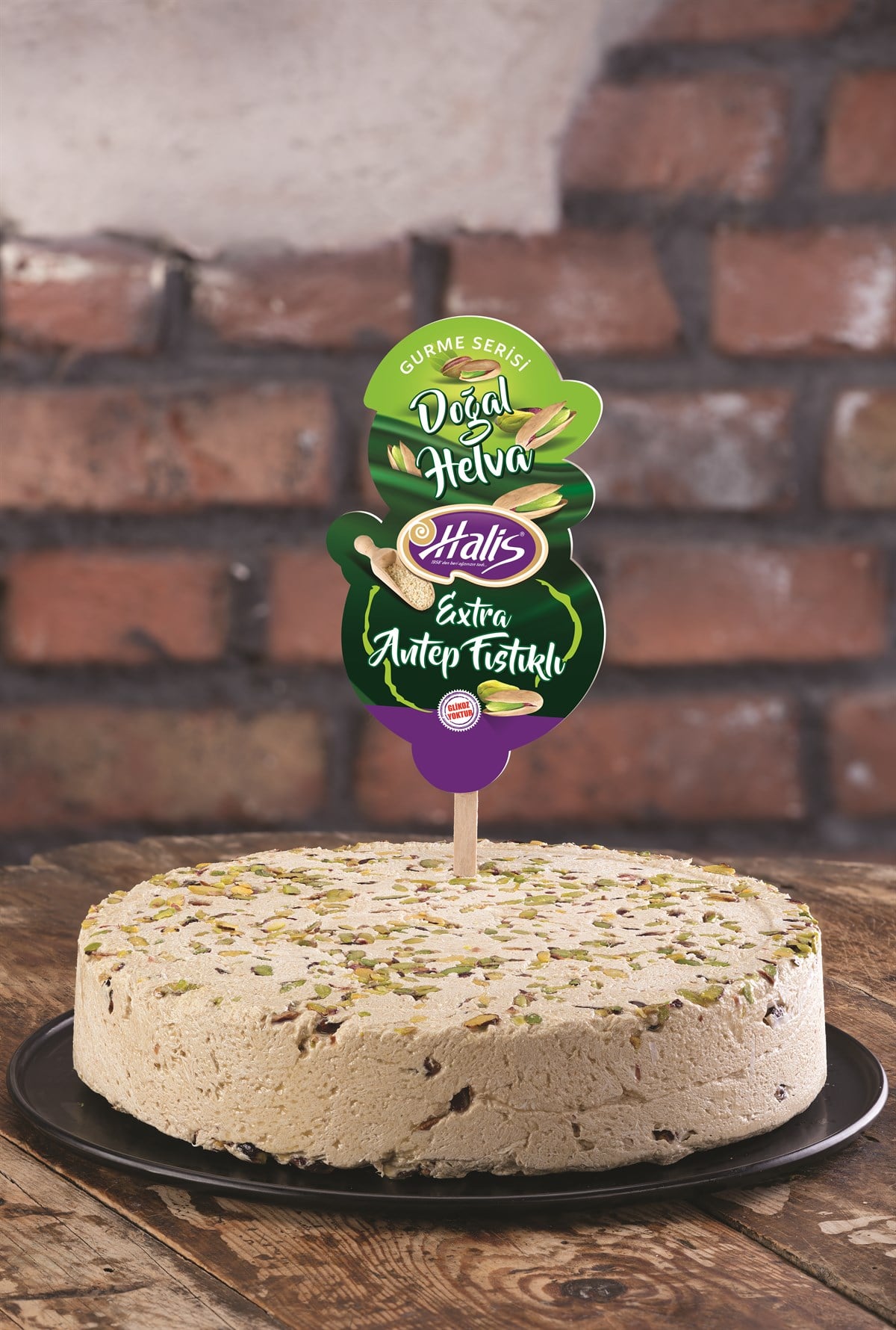 Antep Fıstıklı Doğal Tahin Helvası 4 Kg