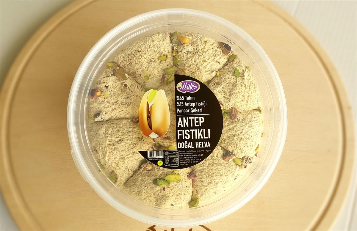Antep Fıstıklı Doğal Tahin Helvası 600 gr
