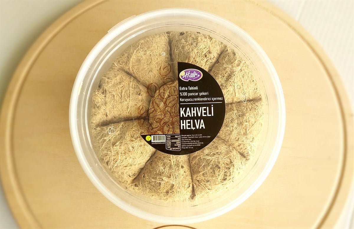 Kahveli Doğal Tahin Helvası 600 gr