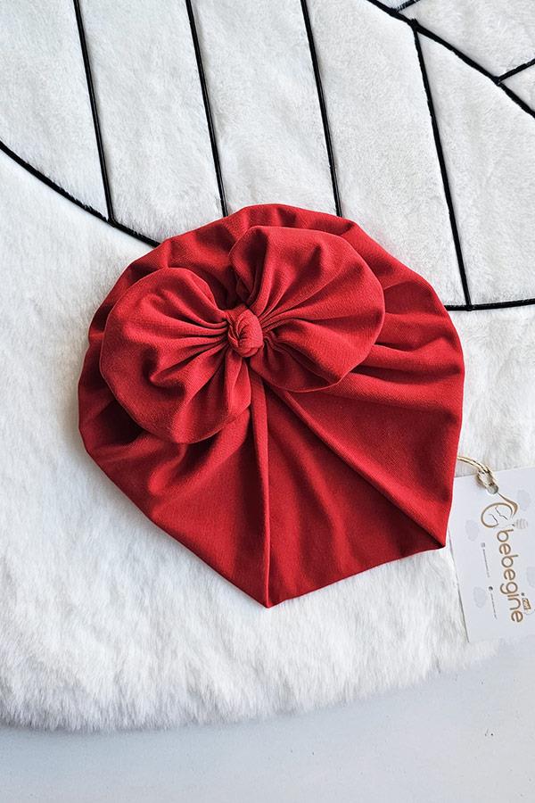 Kırmızı Renkli Düğüm Fiyonk Bone