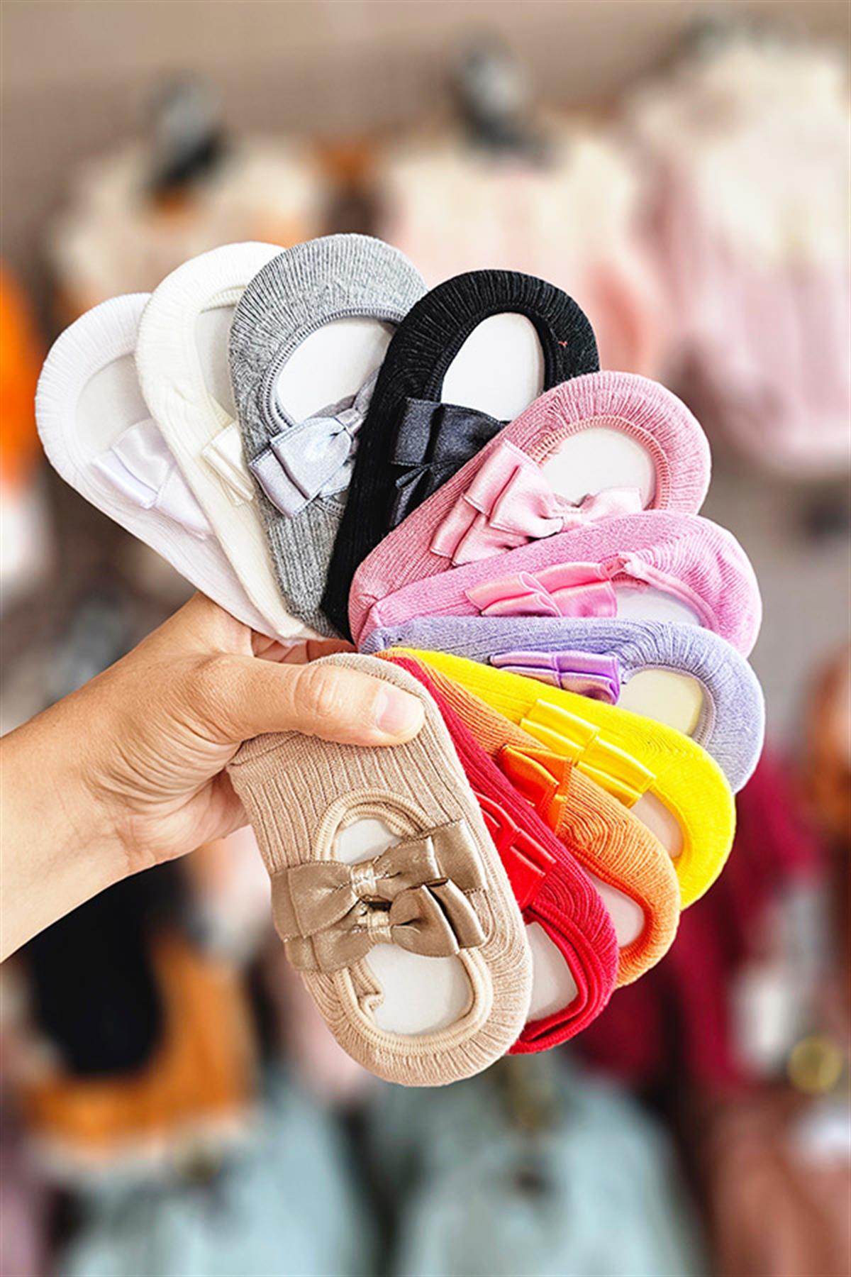 Rengarenk Bebek Babet Çorap