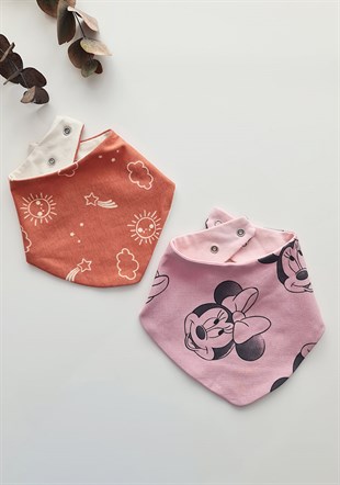 Bulut ve Minnie Mouse Konsept Penye Bebek Boyunluk Seti