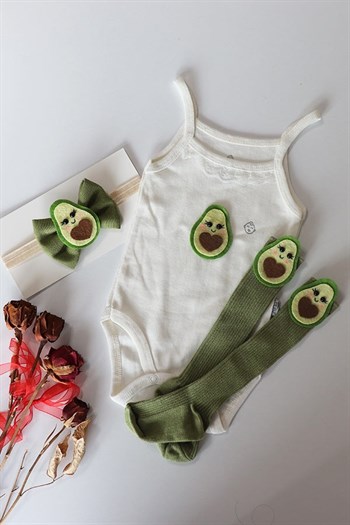 Avokado Konseptli Bebek Takım