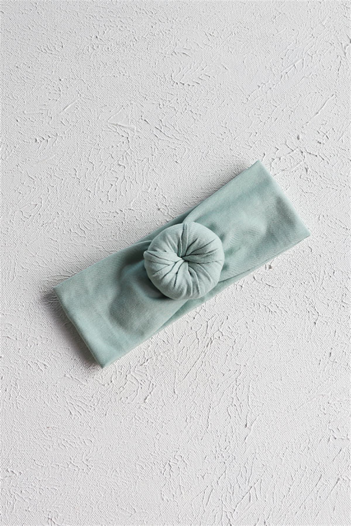 Açık Çağla Renkli Bebek Donut Bandana