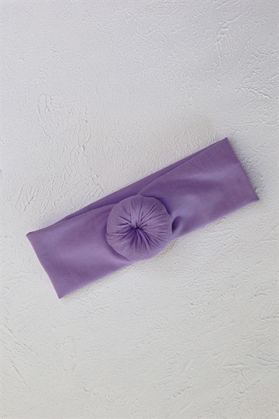 Açık Eflatun Renkli Bebek Donut Bandana