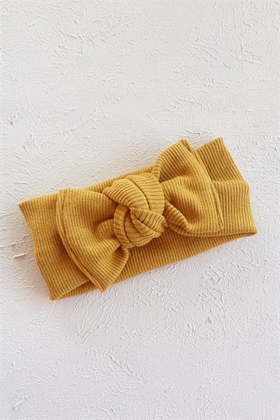 Açık Hardal Renkli Yeni Ribana Bandana