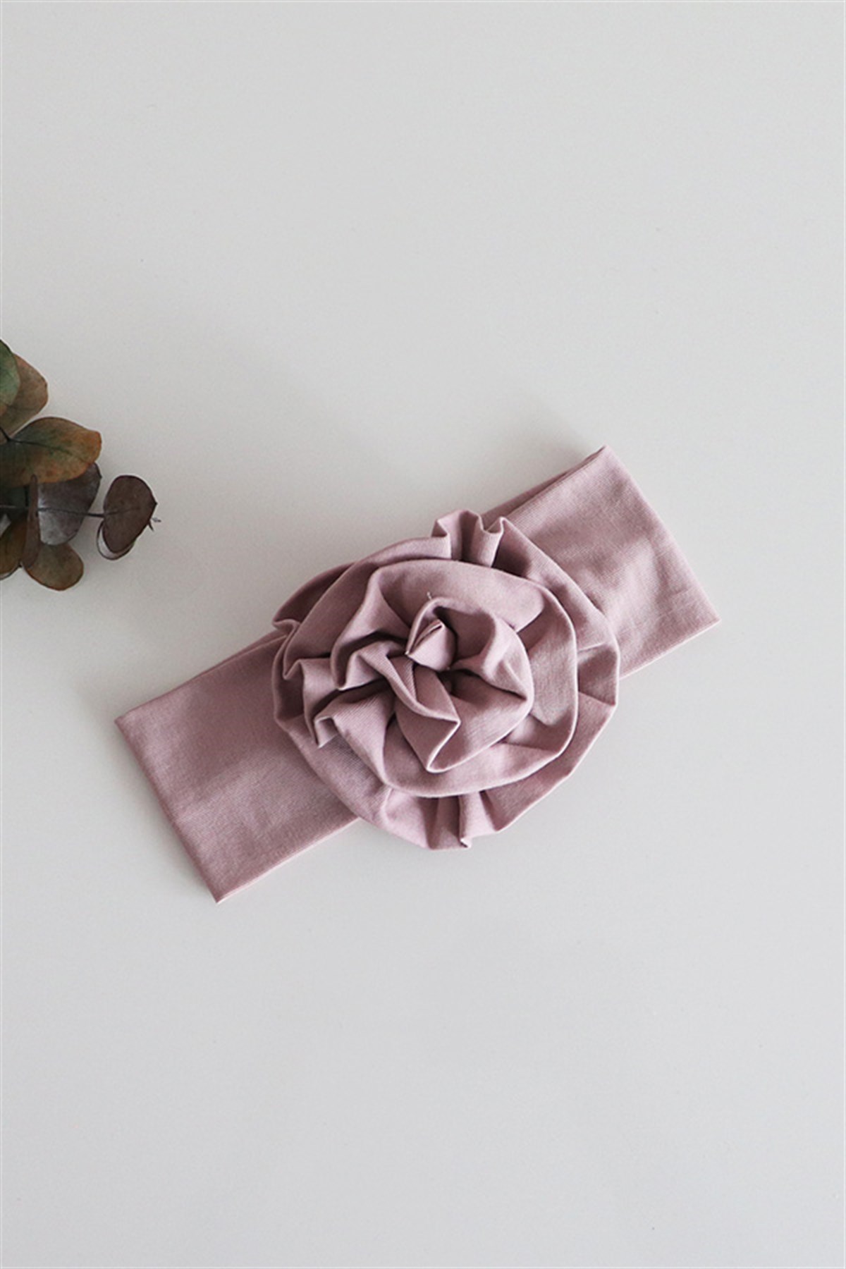 Açık Leylak Renkli Çiçek Bandana