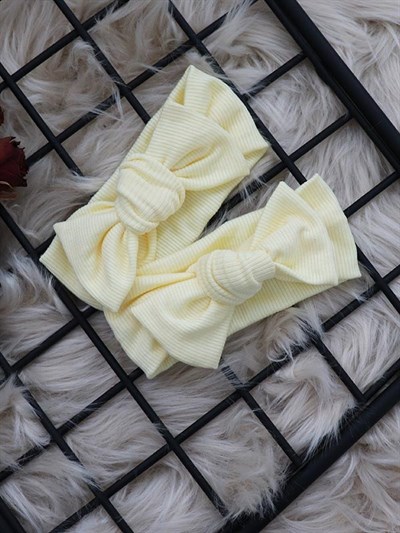 Açık Sarı Renkli Ribana Bandana