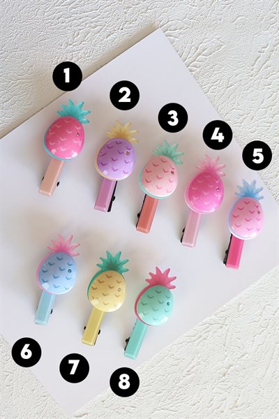 Ananas Motifli Klips Toka