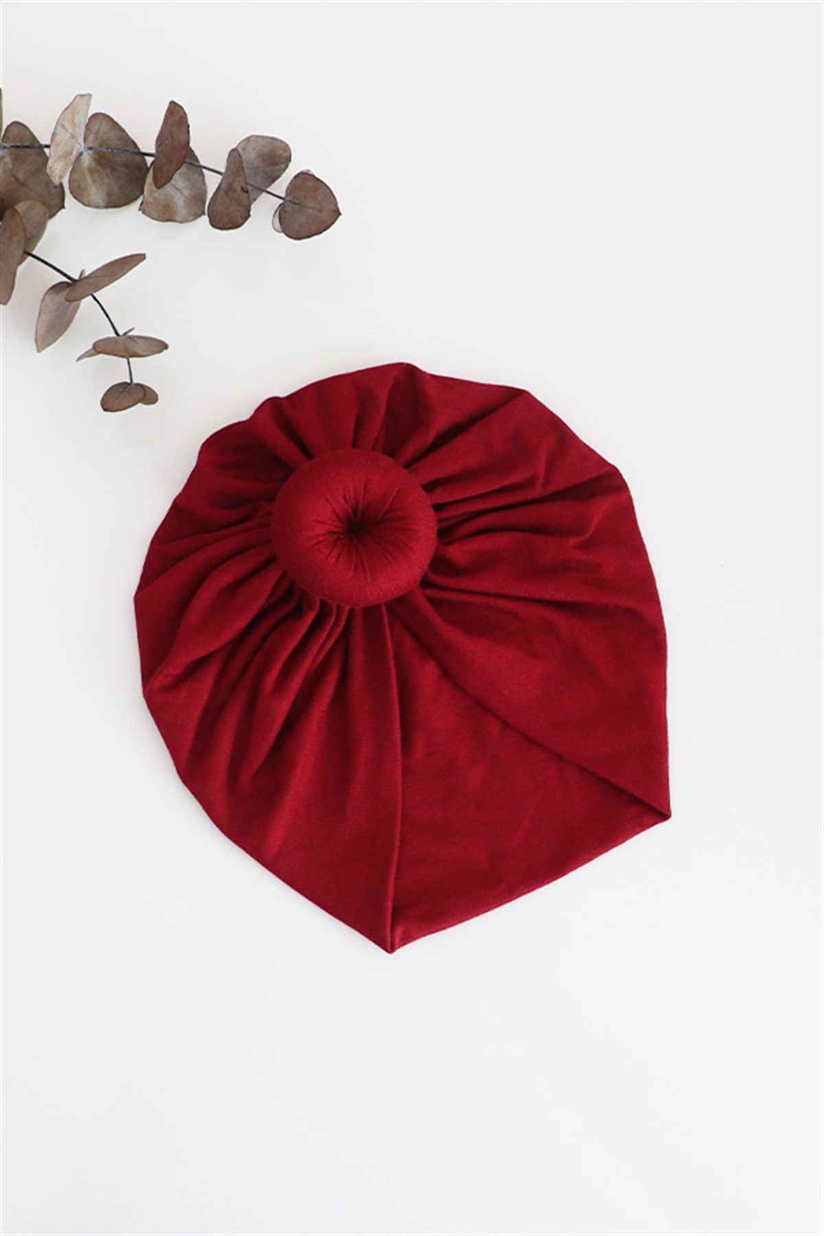 Bordo Renkli Bebek Donut Bone