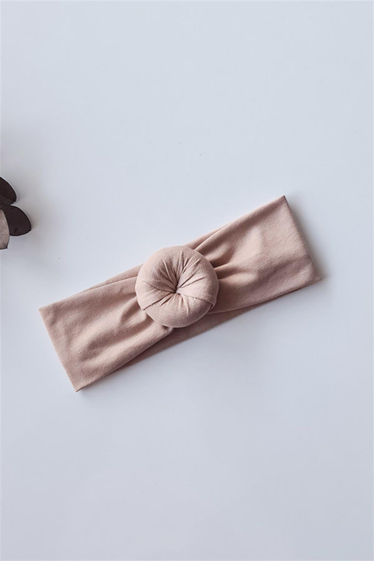 Camel Renkli Bebek Donut Bandana